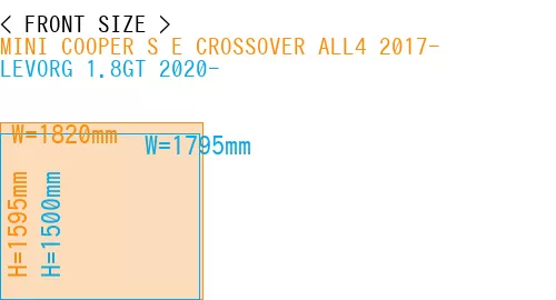 #MINI COOPER S E CROSSOVER ALL4 2017- + LEVORG 1.8GT 2020-